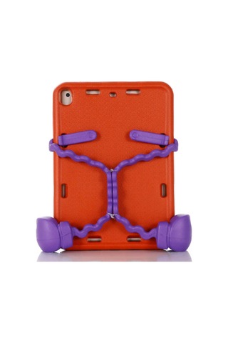 iPad Uyumlu Pro 10.5 7.nesil Zore Eva Boxer Tablet Silikon - Mor Arka Kapak