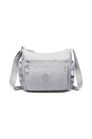 Smart Bags 1115 Krınkle Kumaş Postacı Çantası (Açık Gri) Açık Gri
