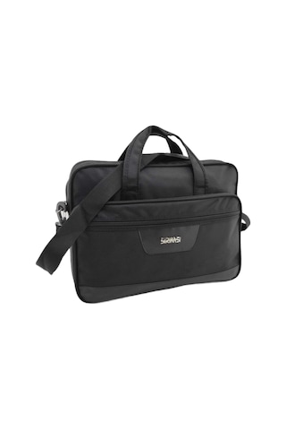 Sırımsı Siyah 1900 Denye Kumaş Laptop & Evrak Çantası 160 N11.263