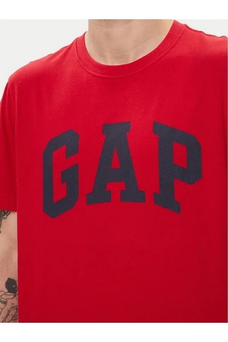 Gap 856659005 V-everyday Soft Basic Logo T Erkek Tişört Kırmızı
