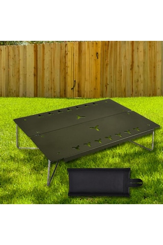 Homyl Kamp Katlanır Masa Taşıma Çantası Ile Açık Yeşil Yeşil Çok Renkli