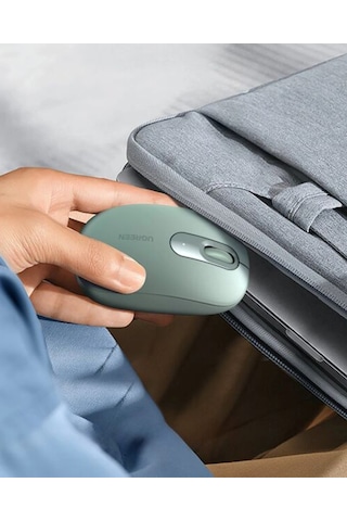 Ugreen 2400dpı 2.4ghz Wireless Kablosuz Sessiz Mouse Yeşil, 90672 Diğer