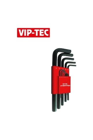 Vıp-tec Allen Anahtar Takımı Kısa 9 Parça