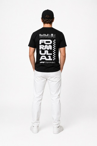 Book Orbook Redbull Formula 1 %100 Pamuk Sırt Baskılı Heavy Cotton Premıum Kalite T-shırt Y351 Siyah