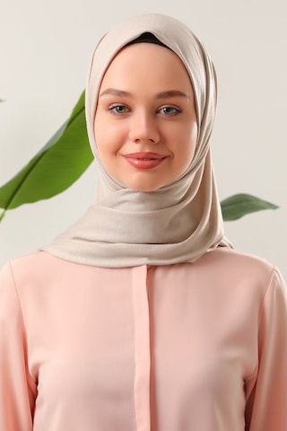 Melodi Scarf Tesettür Penye Şal Krem Krem