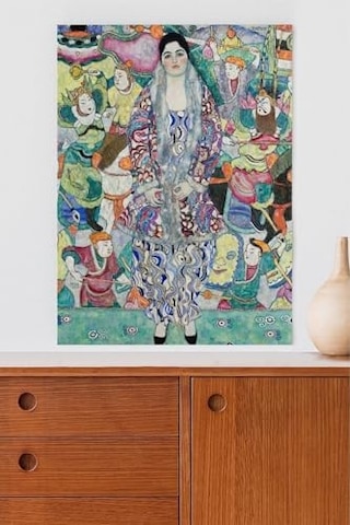 Pster20148 Friederike Maria Beer Portresi - Klimt Sanatsal Poster 40 X 60