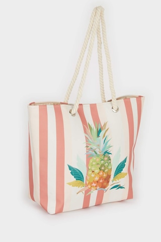 Defacto Kadın Ananas Desenli Plaj Çantası E7393axnskr1 Çok Renkli