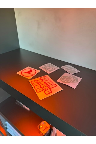 5 Li Oto Sticker Seti Zar 0