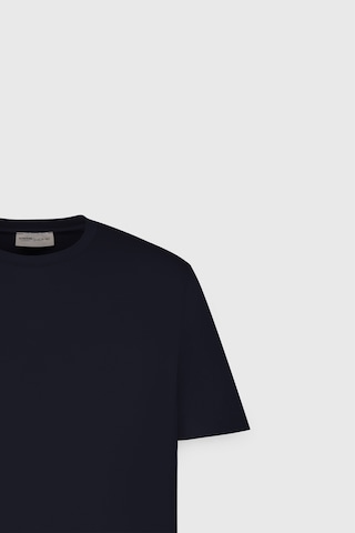 AC&Co / Altınyıldız Classics Erkek Lacıvert-mavı Slim Fit Dar Kesim %100 Pamuk Desenli Bisiklet Yaka 3'lü Pijama Takımı Lacıvert-mavı Lacivert - Mavi