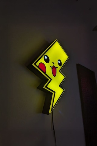 Pikachu Tasarımlı Gece Lambası Çok Renkli 17886658