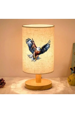 Willowhaven 24x10 Modern Yatak Başı Lambası - Zarif Kartal Tasarımı, Usb Güçlü, Oturma Odası Yatak Odası İçin Füme