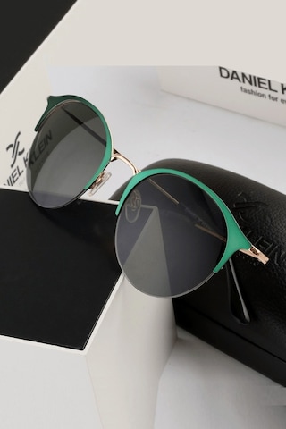Daniel Klein Dk4167p-2 Yeşil Yuvarlak Oval Kadın Güneş Gözlüğü
