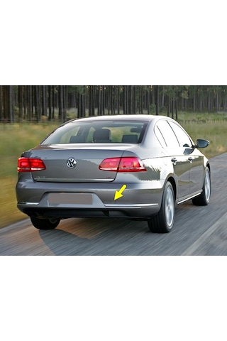 VW Passat B7 Sedan 11-14 Arka Tampon Çeki Demiri Kapağı 3AE807441