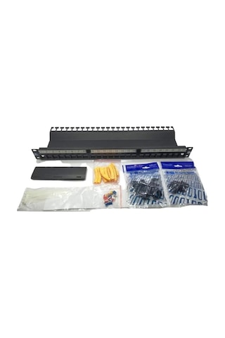 Hcs 19" 1u 24 Port Boş Patch Panel P00-02450-1u