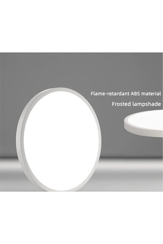 Metabagua Akıllı Led Tavan Lambası Wifi Oda Dekoru Qqlw5x Açık Sarı