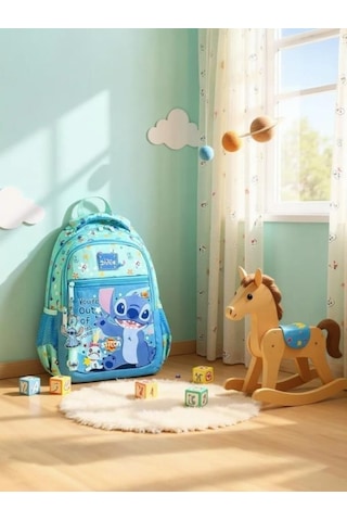 Ottonya Disney Stitch İlkokul Çantası Pls-lx World Çok Renkli