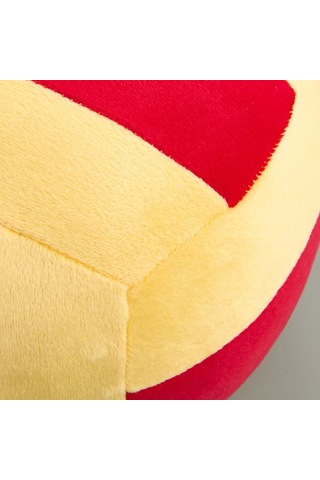 Evidea Soft Voleybol Topu Figürlü Yastık - Kırmızı / Sarı - 20 Cm Kırmızı / Sarı