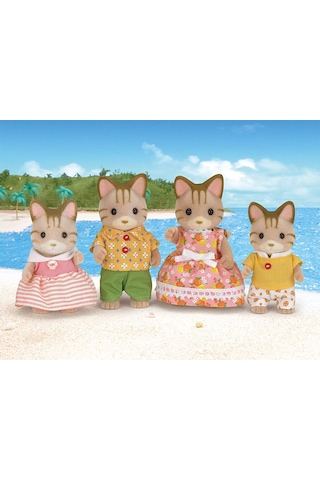 Sylvanian Families Çizgili Kedi Ailesi 5180