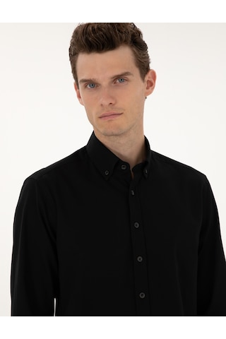 Pierre Cardin Erkek Siyah Gömlek Desenli 50311308-vr046 Siyah
