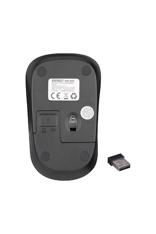 Everest SM-833 USB 1200 DPI Kablosuz Optik Mouse