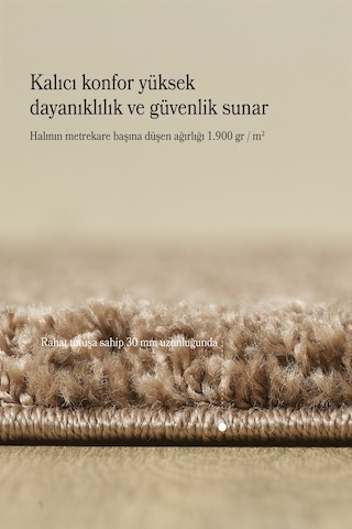 Modern Desensiz Koyu Kahve Halı Salon Halısı Oturma Odası Halısı Çocuk Halısı Yumuşak Halı Yuvarlak Moka