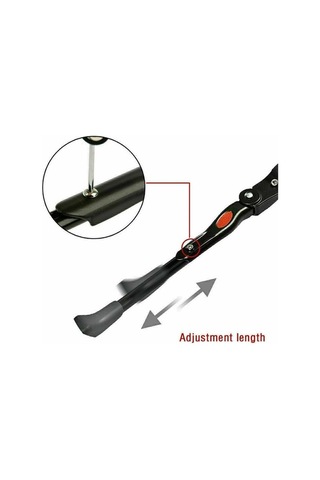 Pazly White Heavy Duty Adjustable Mountain Bike Bicycle Rim Spoke Side Rear Kick Stand White Beyaz