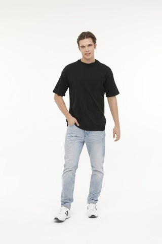 Kinetix Mb 11Bs102 4Fx Siyah Erkek Kısa Kol T-Shirt 000000000101532723 Siyah