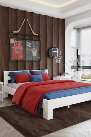 Letto Çift Kişilik Mdf Karyola Ve 2 Komodinli Set