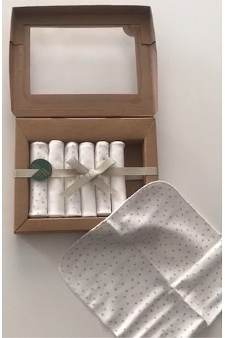 Organik Pamuk 7li Bebek Mendili Mö379