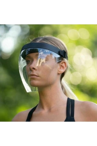 Trendooze Tarzı Şeffaf Şapkalar Pc Önleyici Lens Kaplaması Güvenlik Buğu 1 Al