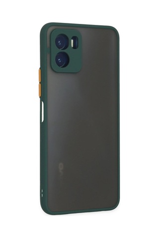 Uryport Vivo Y15s Kılıf Montreal Silikon Kapak - Yeşil