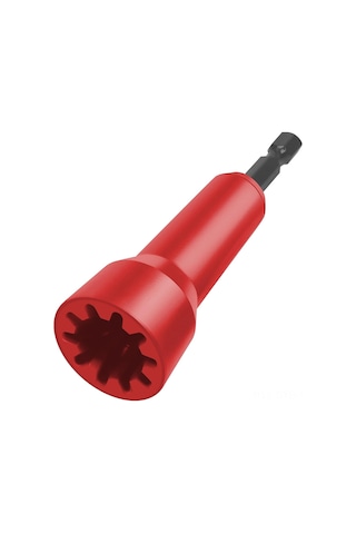 Symbee Kırmızı Tel Sıkma Aleti - Elektrikli Matkap Uyumlu, Çalışma Verimliliğini Artıran, Güçlü Ve Dayanıklı Bağlantı Aracı Gümüş