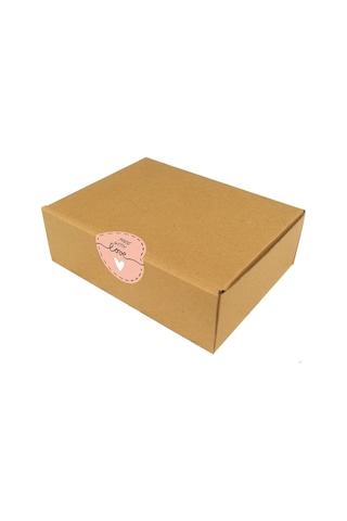 Yuvarlak Sticker, Hediye Paketleme & Ambalaj Etiketi - Made With