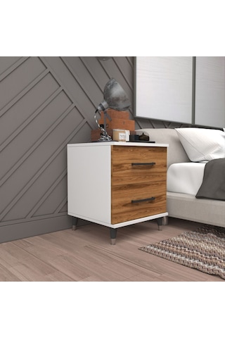 Komodin Beyaz + Ud Rengi Beyaz - Ud