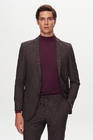 D's Damat Ds Damat Slim Fit Kahverengi Baskılı Kırışmayan Sihirli Takim Elbise 1hc05ım05577m Kahverengi