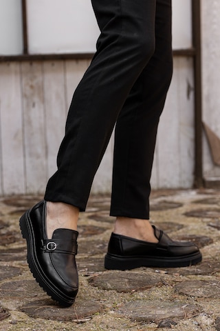 D0553 Günlük Ortopedik Erkek Klasik Ayakkabı Siyah