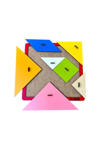 Ahşap Mega Tangram, Eğitici Oyun Ve Eğlence
