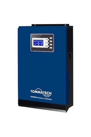 Tommatech Tommatech New Pro 3k 24v Monofaz Akıllı İnverter 3000 Va Lcd Ekranlı Tommatech Tommatech New Pro 3k 24v Monofaz Akıllı İnverter 3000 Va Lcd Ekranlı