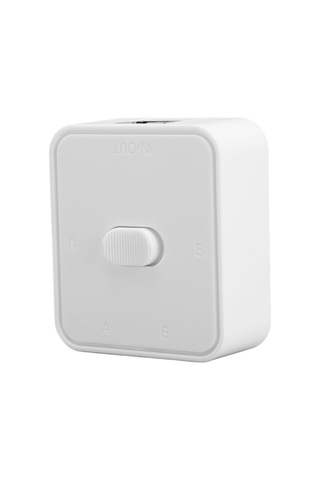 Xindoker Gigabit Ağ Anahtarı 10/100/1000mbps Poe Genişletici - 2 Giriş 1 Çıkış/1 Giriş 2 Çıkış Rj45 Ethernet Repeater Adaptörü, Cat6 Uyumlu, Elektriksiz Abs Malzeme