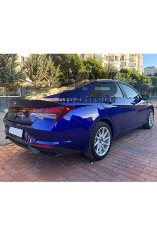 Elantra Sinyalli Batman Yarasa Ayna Kapağı Piano Black / 2021 Sonrası