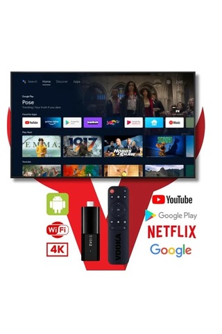 Siyah Ultra Hd Android Tv Box 4k Android Tv Box Tv Stick Medya Oynatıcı Smart Tv Wifi