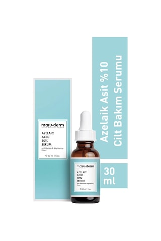 Maruderm Azelaik Asit %10 Aydınlatıcı Leke Karşıtı Cilt Bakım Serumu 30 ML