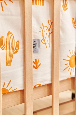 Soley Boho Bebek Yatak Koruyucusu 35x210 Kiremit