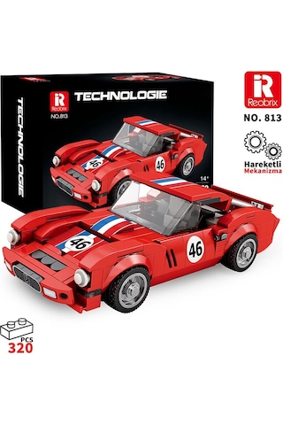 Reobrix Creator 813 Ferrari 250 Gto Spor Araba Yaratıcı Yapı Blok Seti Building Blocks - 320 Parça