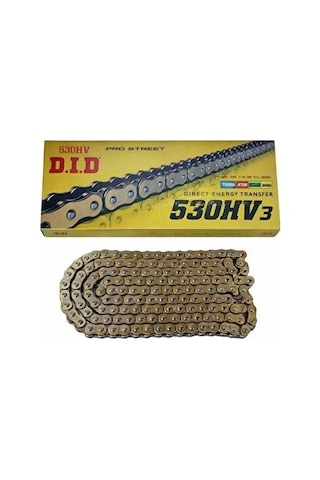 Motosiklet Zinciri Oringli 530 120 Gold D.i.d