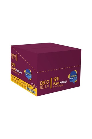 Decobella 12'li Poşet Kıskacı Genel