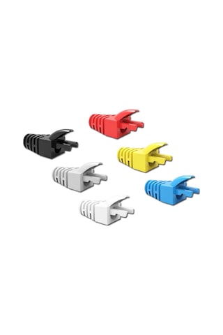 100 Adet - Yeni Nesil Cat5e / Cat6 Rj45 Koruyucu Kılıf Boot - Renkli