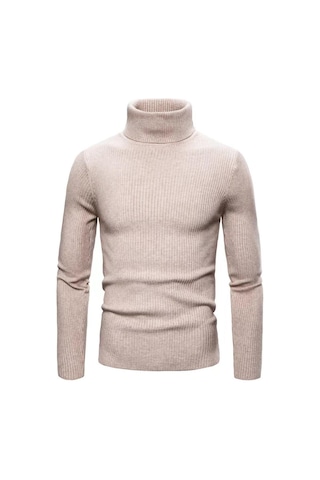 Sonbahar Kış Balıkçı Yaka Kazak Erkekler Sıcak Örme Düz Renk Kazaklar Erkek Slim Fit Rahat Balıkçı Yaka Triko Erkek Kazak Siyah