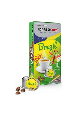 Espressomm® Single Origin Karışık Alüminyum Kapsül Kahve 10 Adet