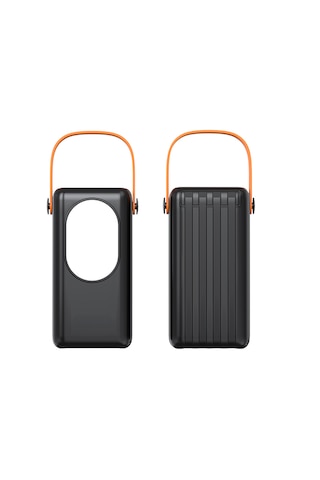 Cp-03 30.000mah 22.5w Süper Hızlı Şarj Powerbank - Dahili 4 Kablolu Ve Led Aydınlatmalı Siyah